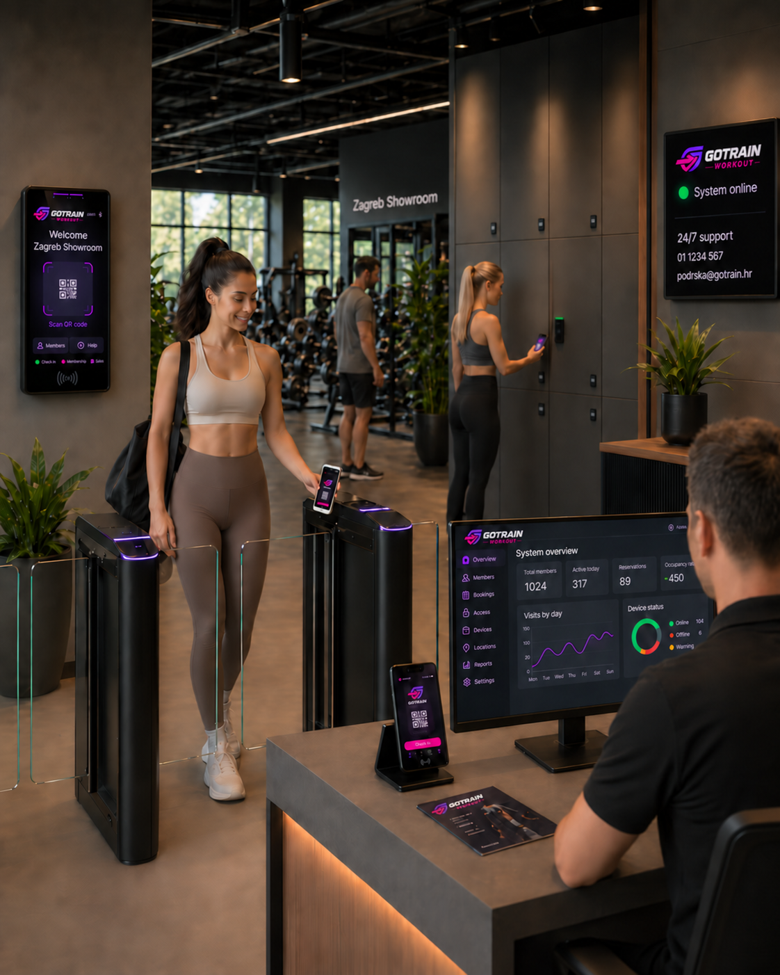 GoTrain showroom Zagreb