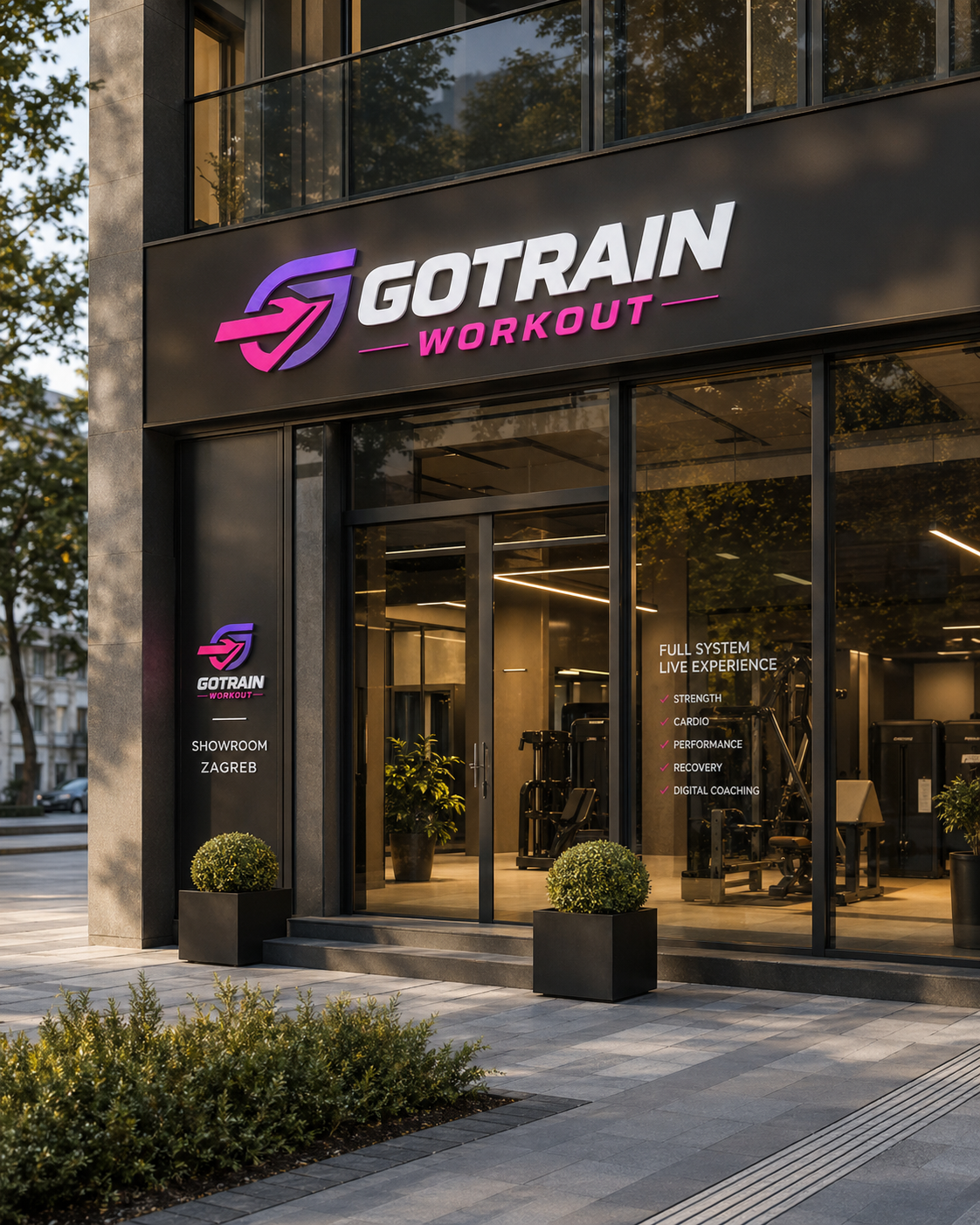 GoTrain showroom Zagreb